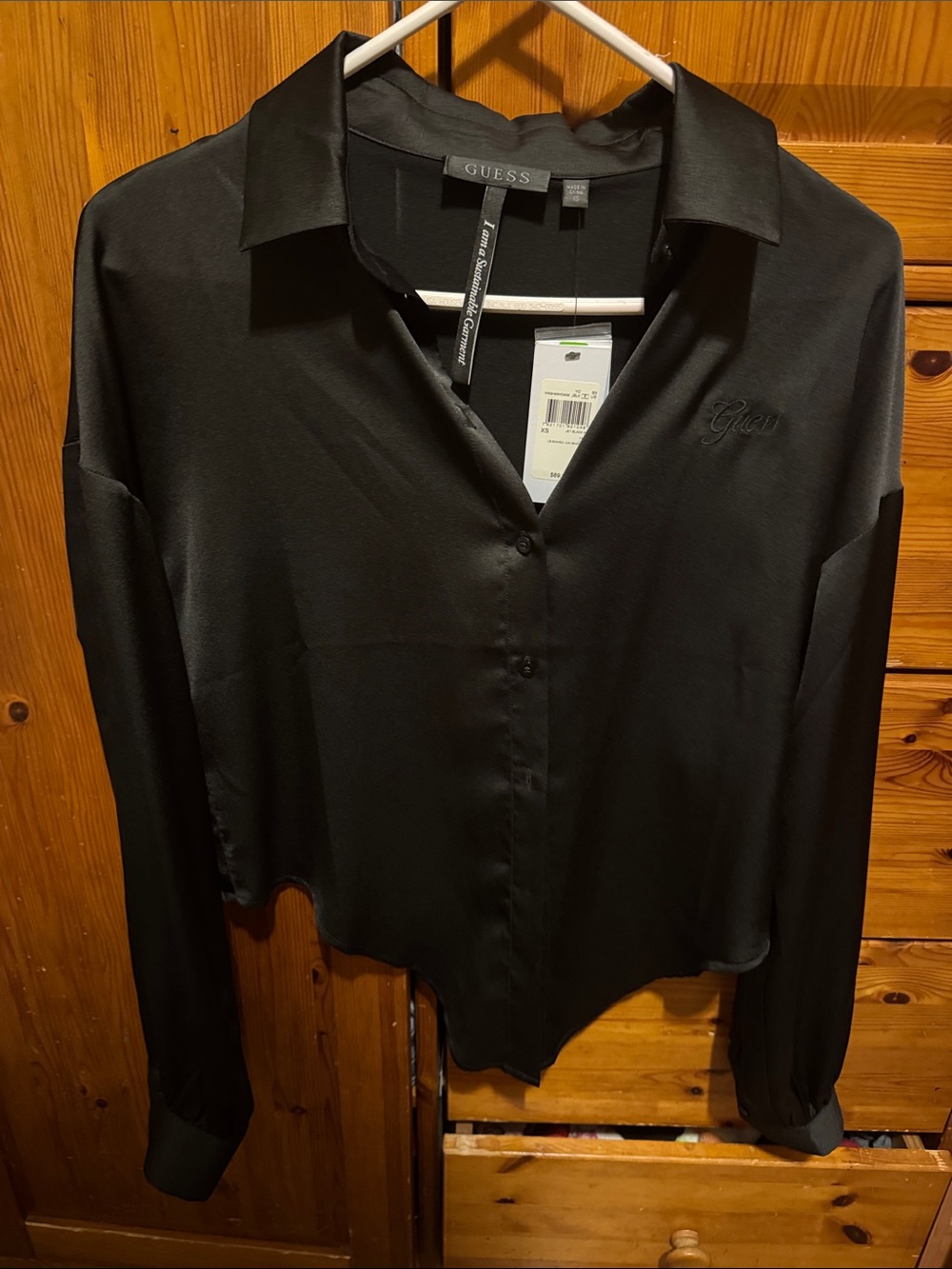 Guess LS Bowed Jun Shirt